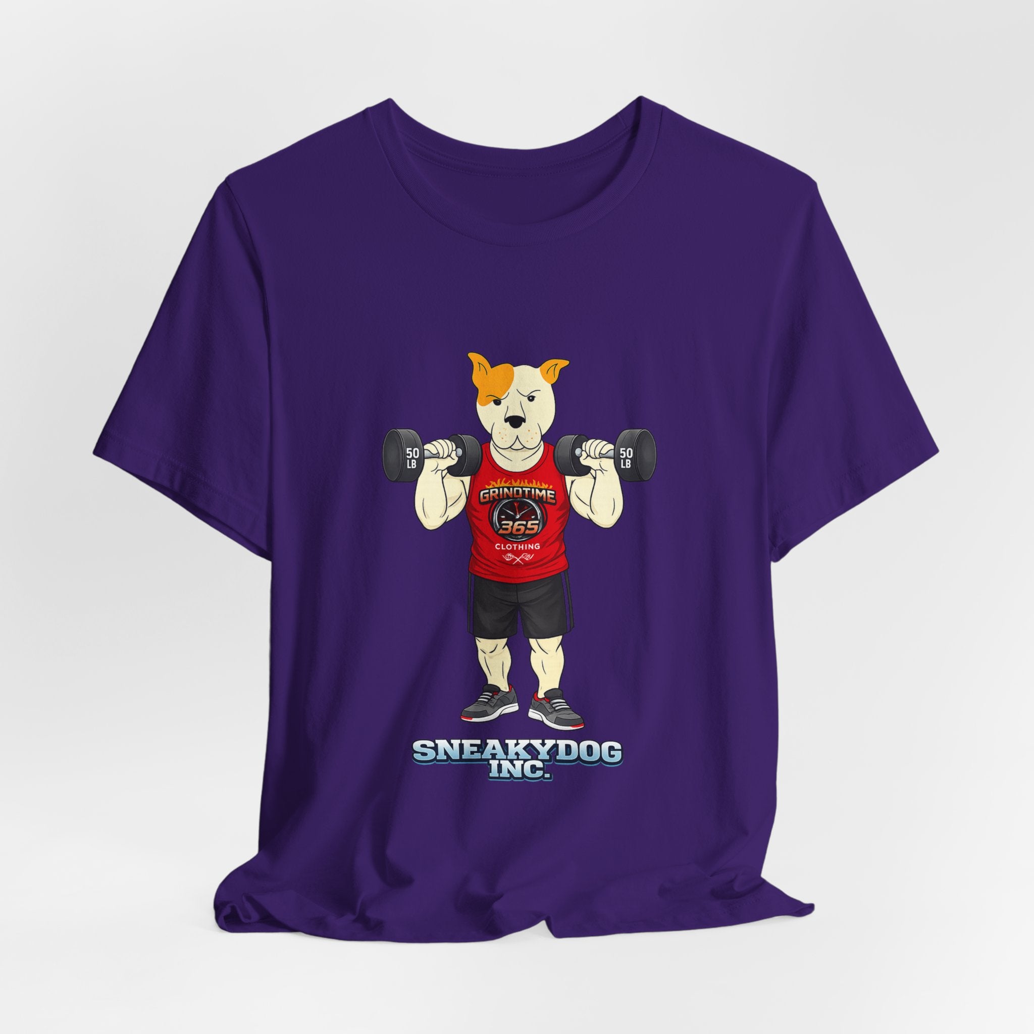 Sneakydog Inc. Workout Red GT365 Graphic — Vintage Short Sleeve T-Shirt