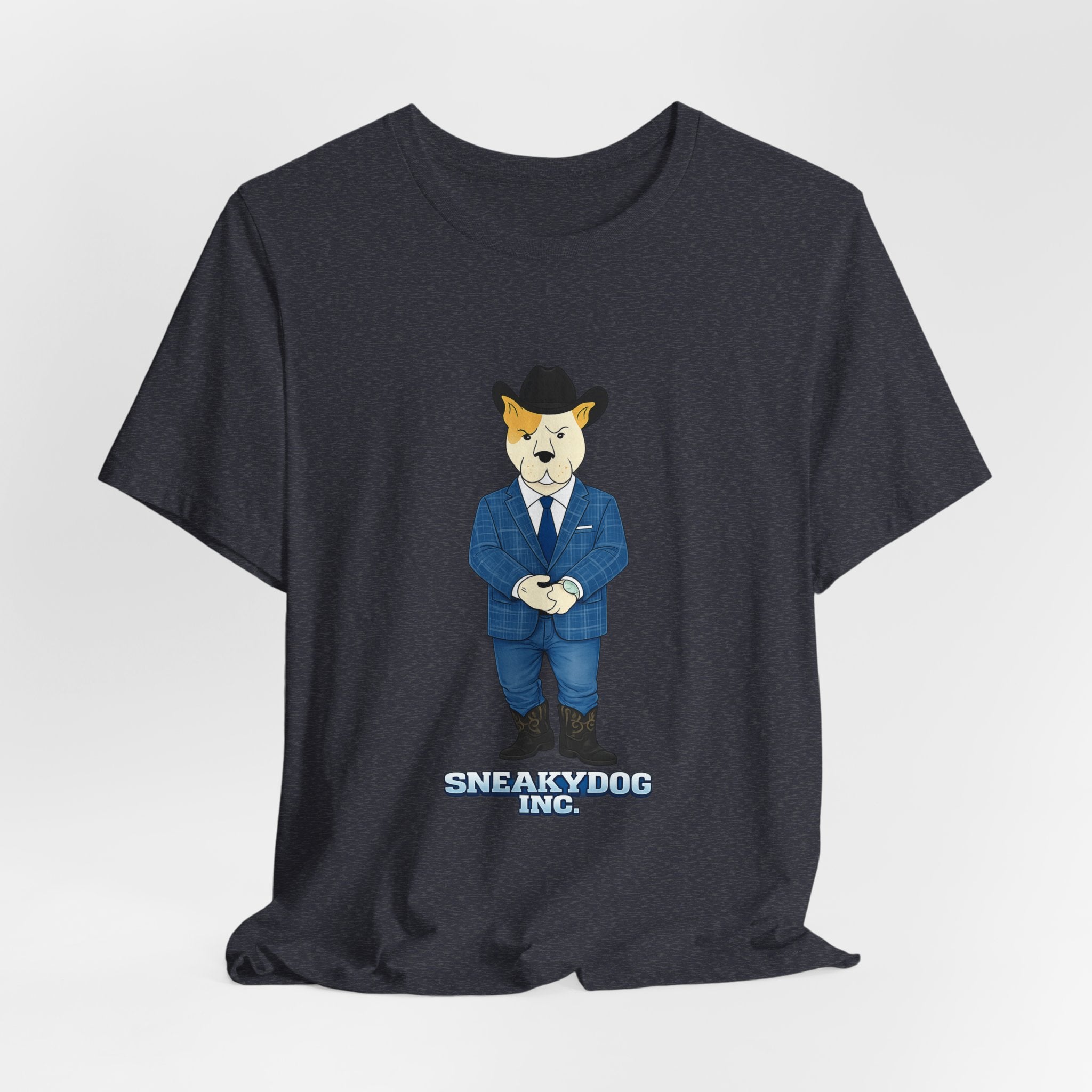 Sneakydog Inc. Cowboy Suit Graphic — Vintage Short Sleeve T-Shirt