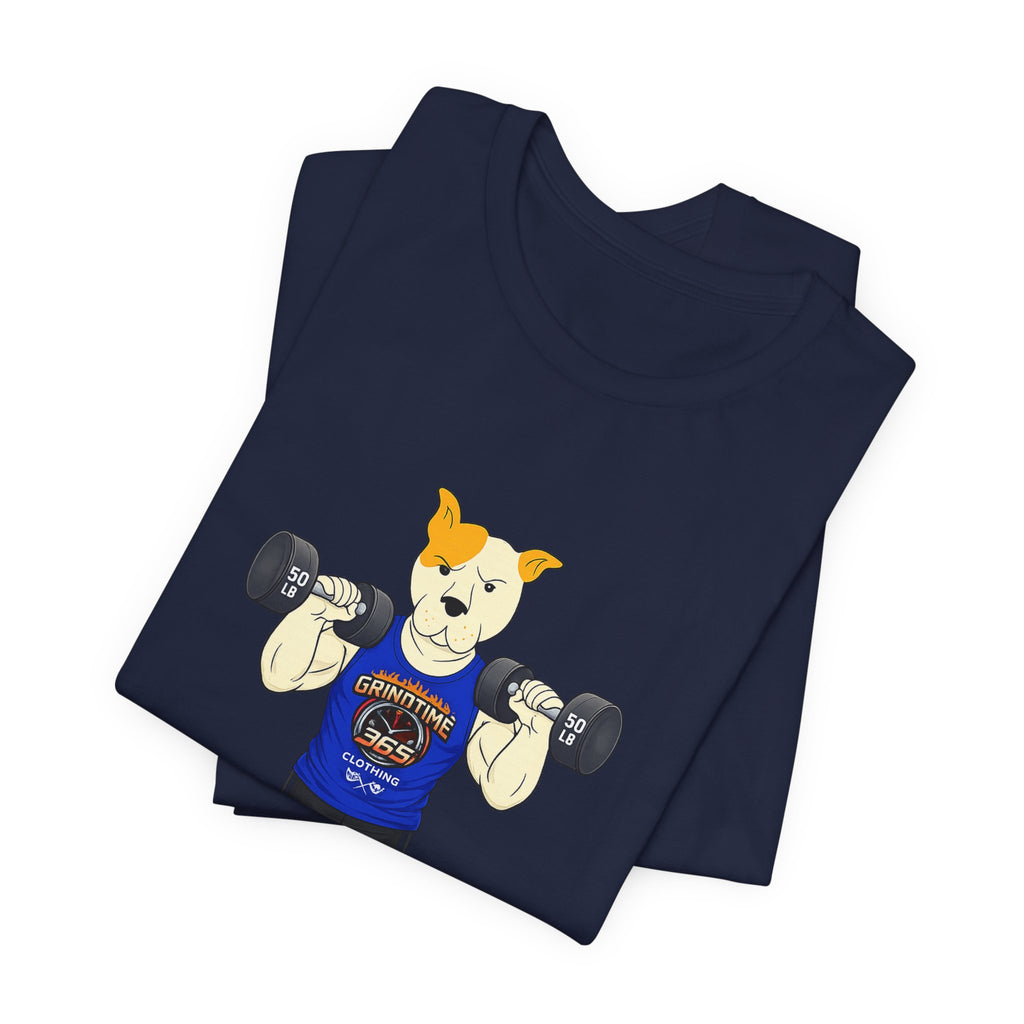 Sneakydog Inc. Workout Blue GT365 Graphic — Vintage Short Sleeve T-Shirt
