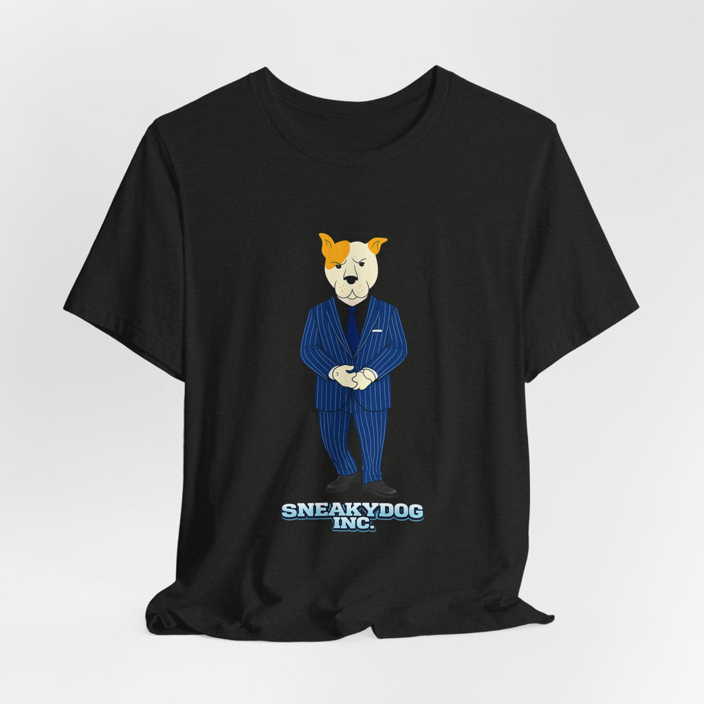 Sneakydog Inc. CEO Suit Graphic — Vintage Short Sleeve T-Shirt