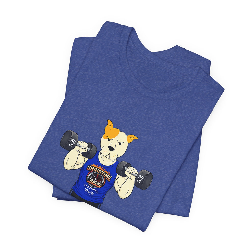 Sneakydog Inc. Workout Blue GT365 Graphic — Vintage Short Sleeve T-Shirt