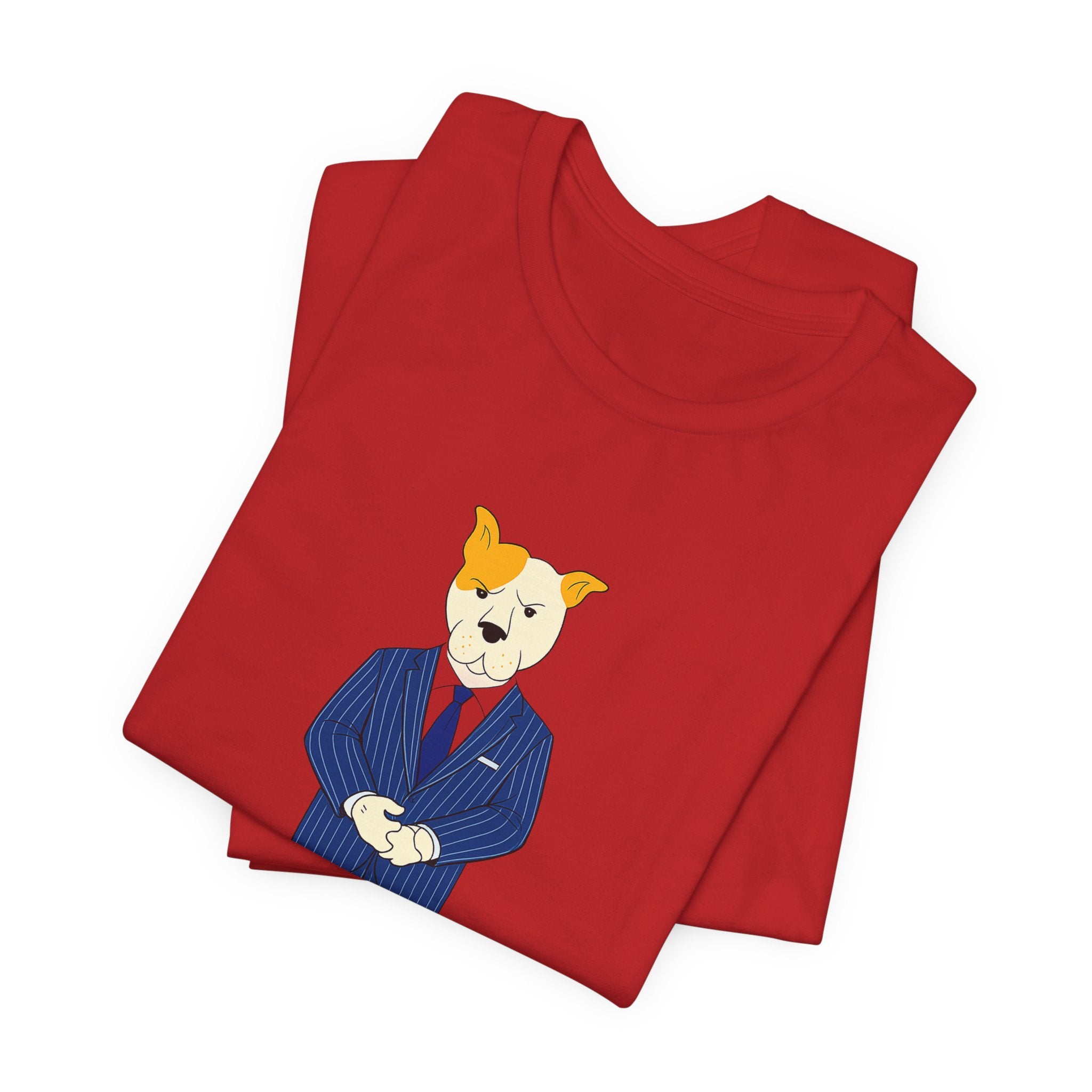 Sneakydog Inc. CEO Suit Graphic — Vintage Short Sleeve T-Shirt