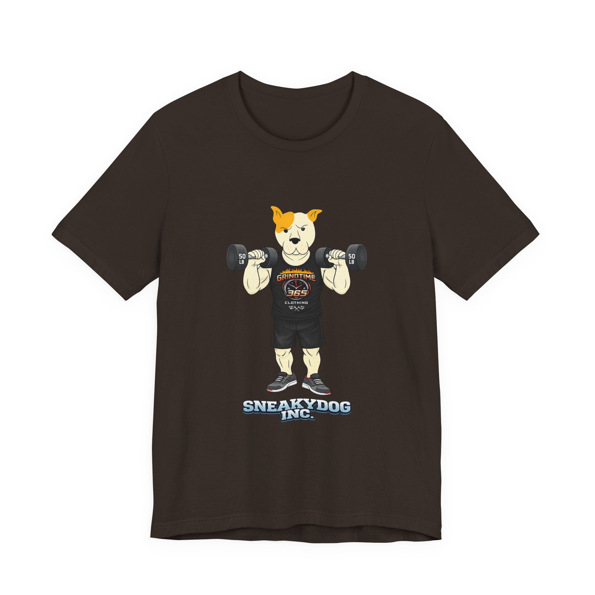 Sneakydog Inc. Workout Black GT365 Graphic — Vintage Short Sleeve T-Shirt