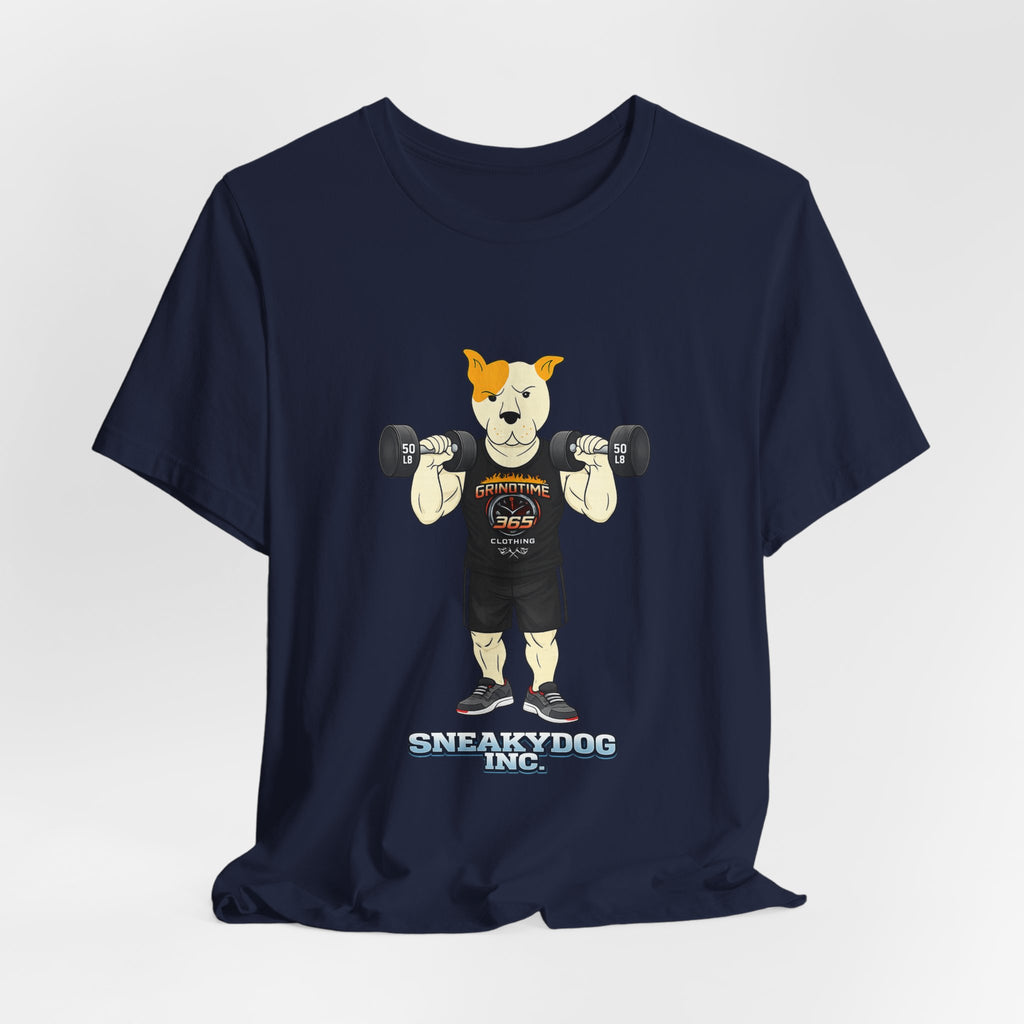 Sneakydog Inc. Workout Black GT365 Graphic — Vintage Short Sleeve T-Shirt