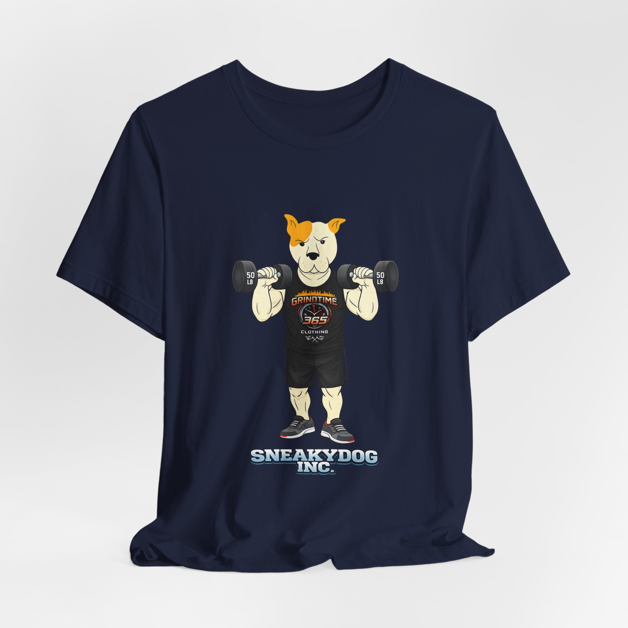 Sneakydog Inc. Workout Black GT365 Graphic — Vintage Short Sleeve T-Shirt