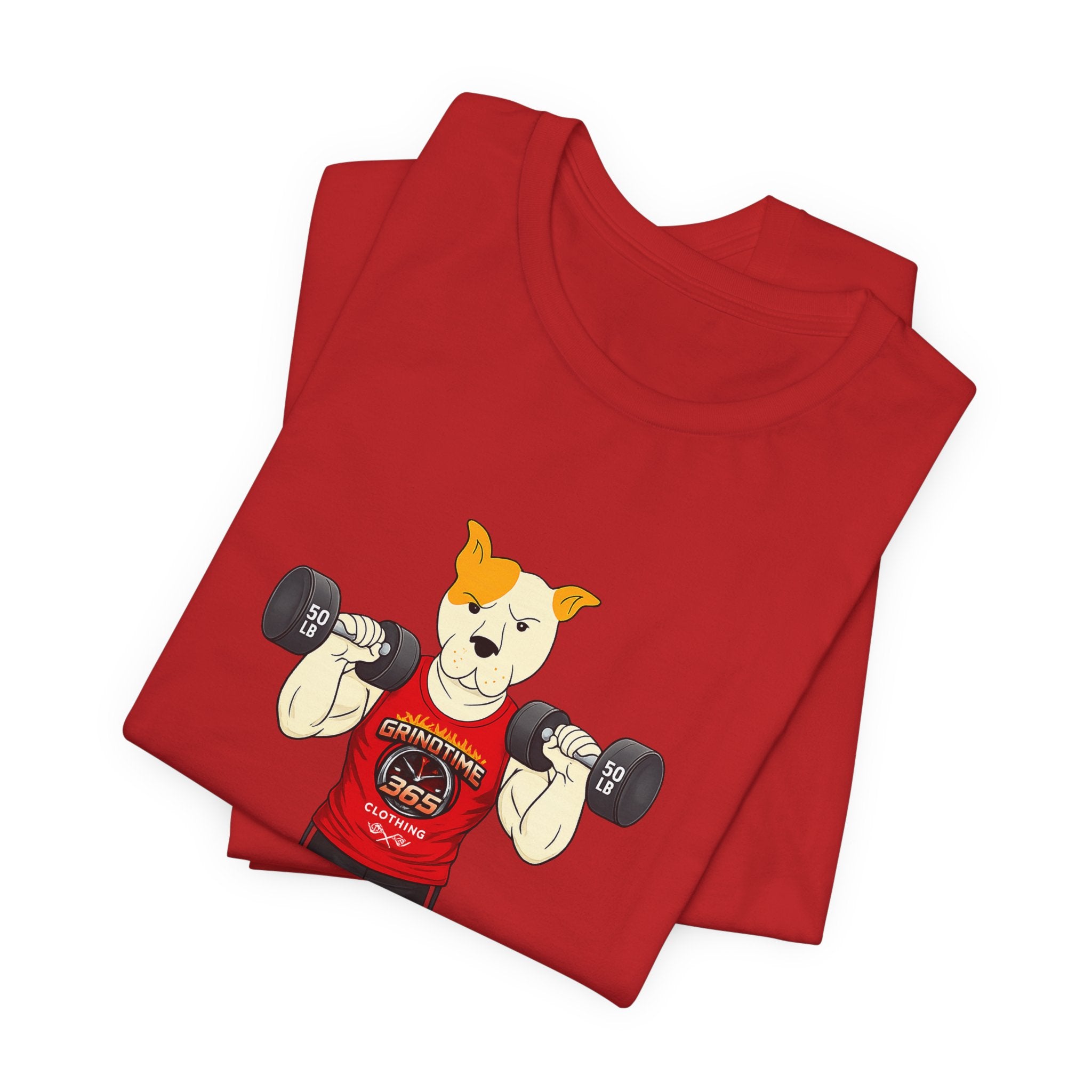 Sneakydog Inc. Workout Red GT365 Graphic — Vintage Short Sleeve T-Shirt