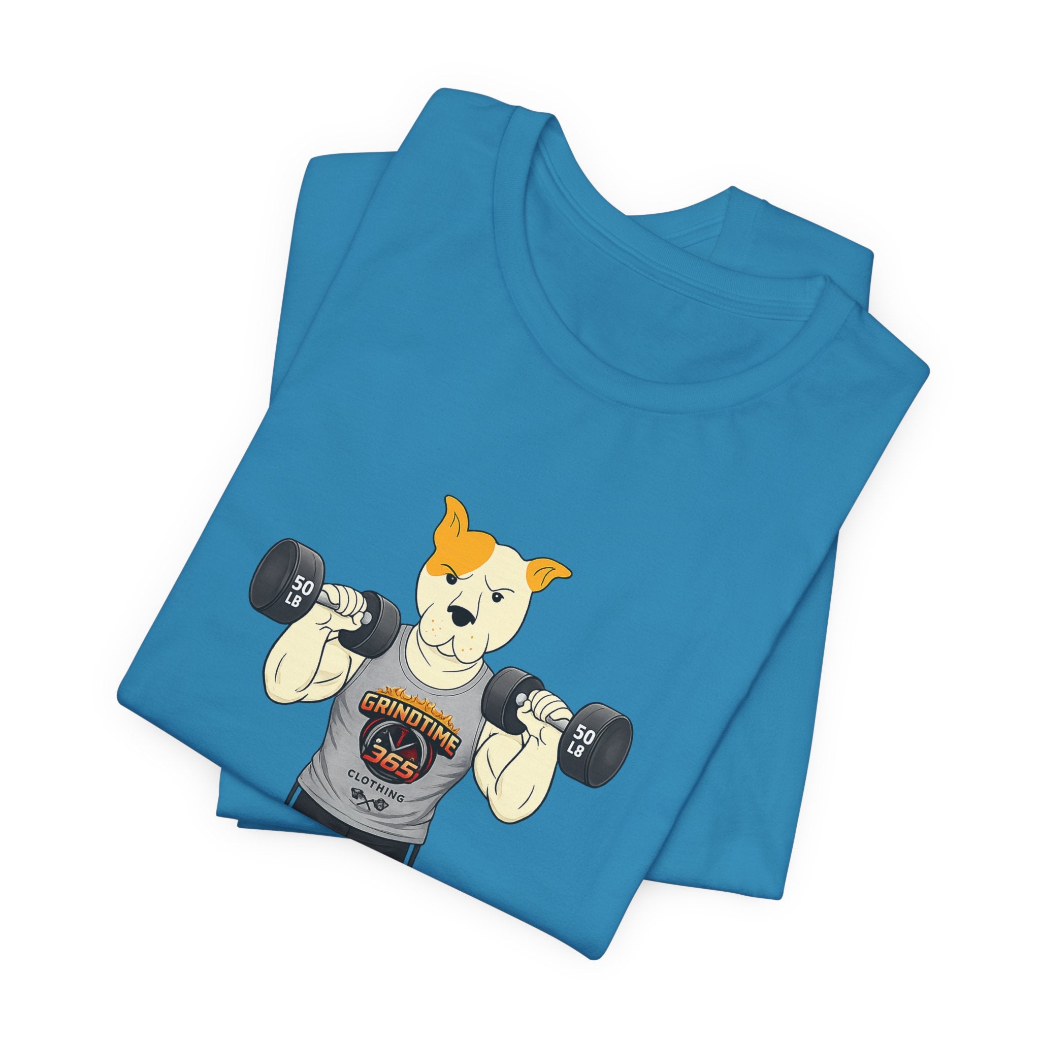 Sneakydog Inc. Workout Grey GT365 Graphic — Vintage Short Sleeve T-Shirt