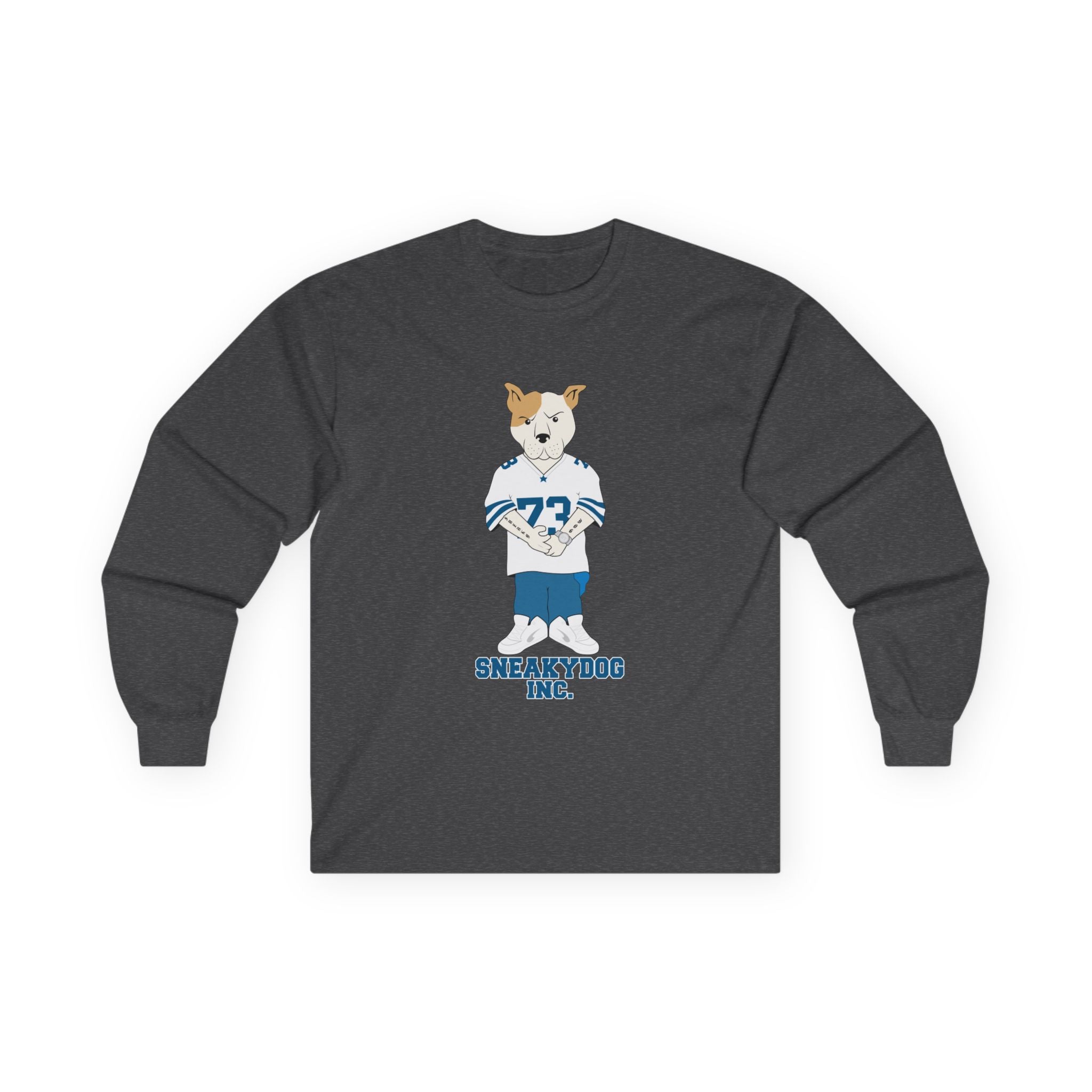 Sneakydog Inc. Football Jersey Graphic - Long Sleeve Tee
