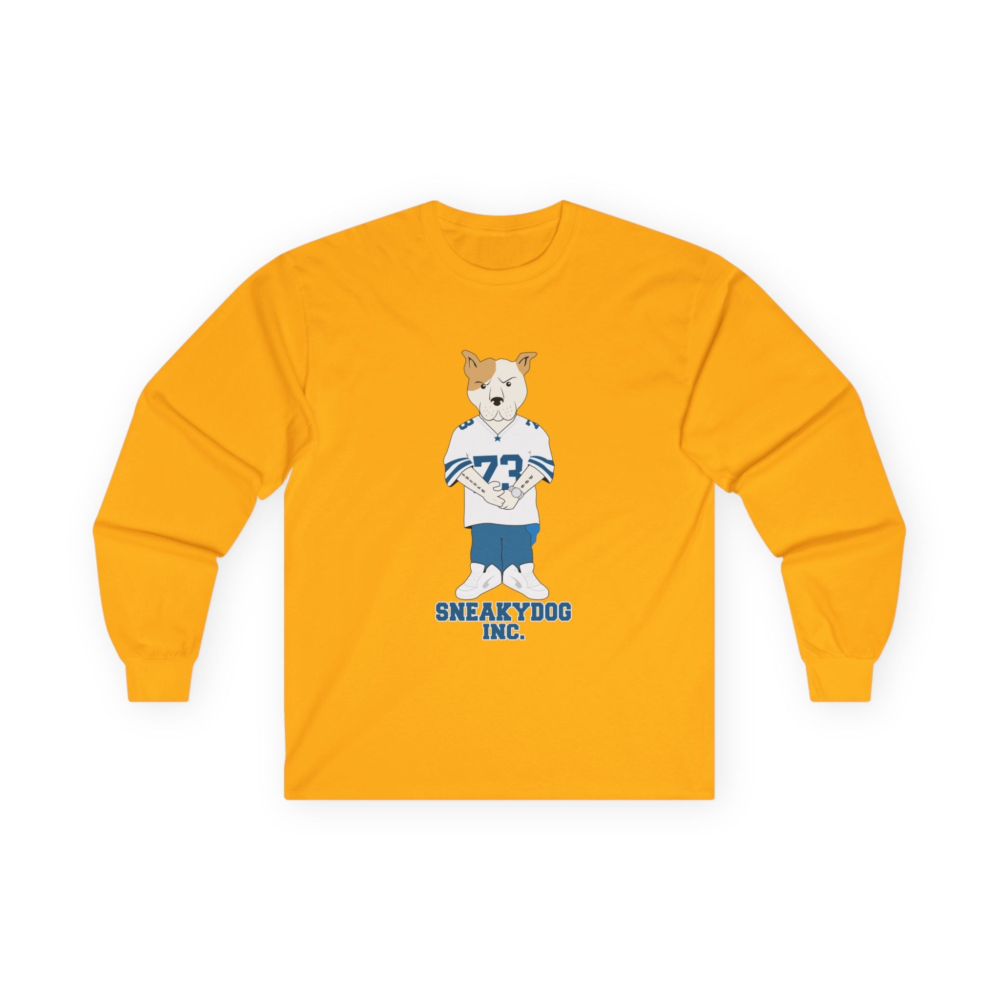 Sneakydog Inc. Football Jersey Graphic - Long Sleeve Tee