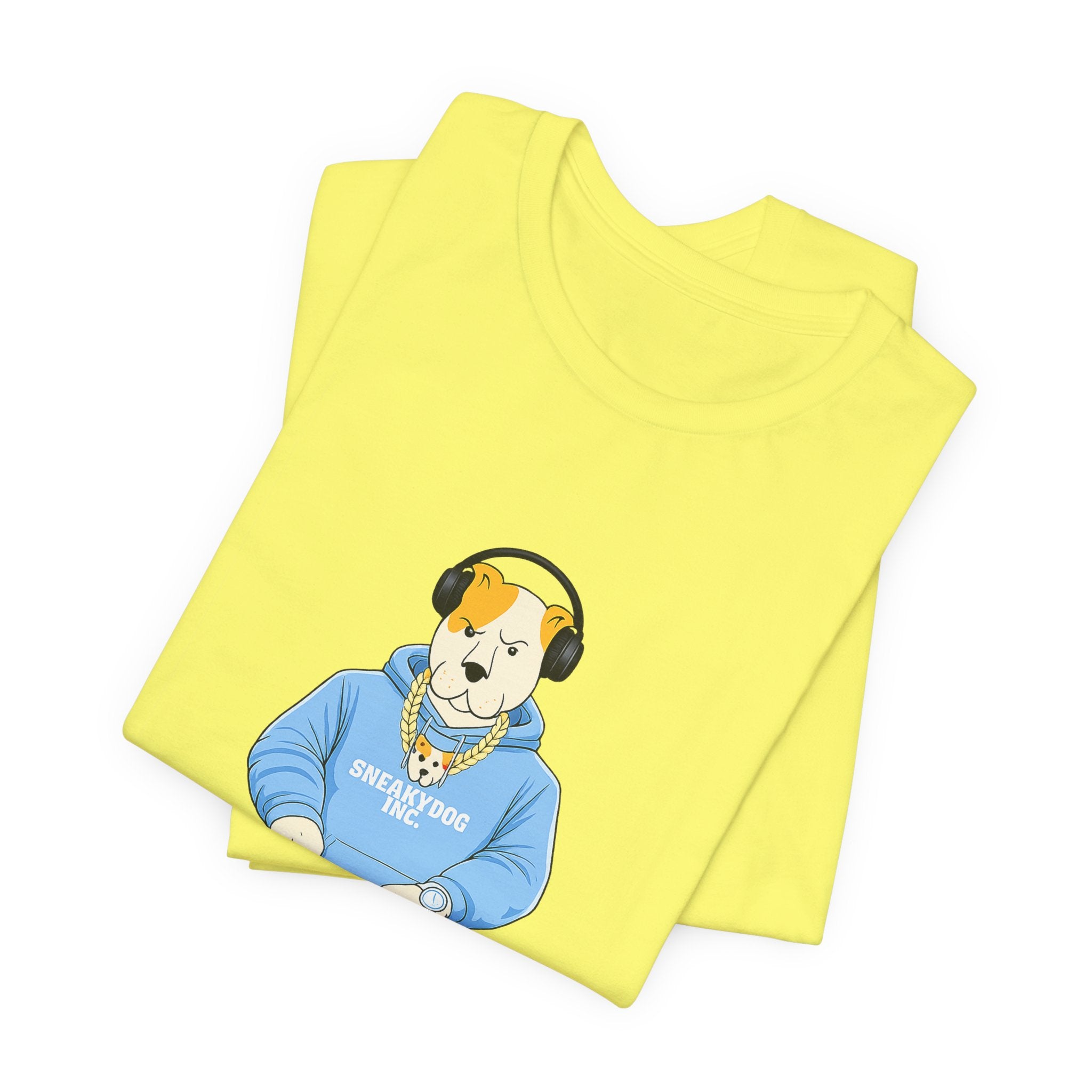 Sneakydog Inc. DJ Graphic — Vintage Short Sleeve T-Shirt