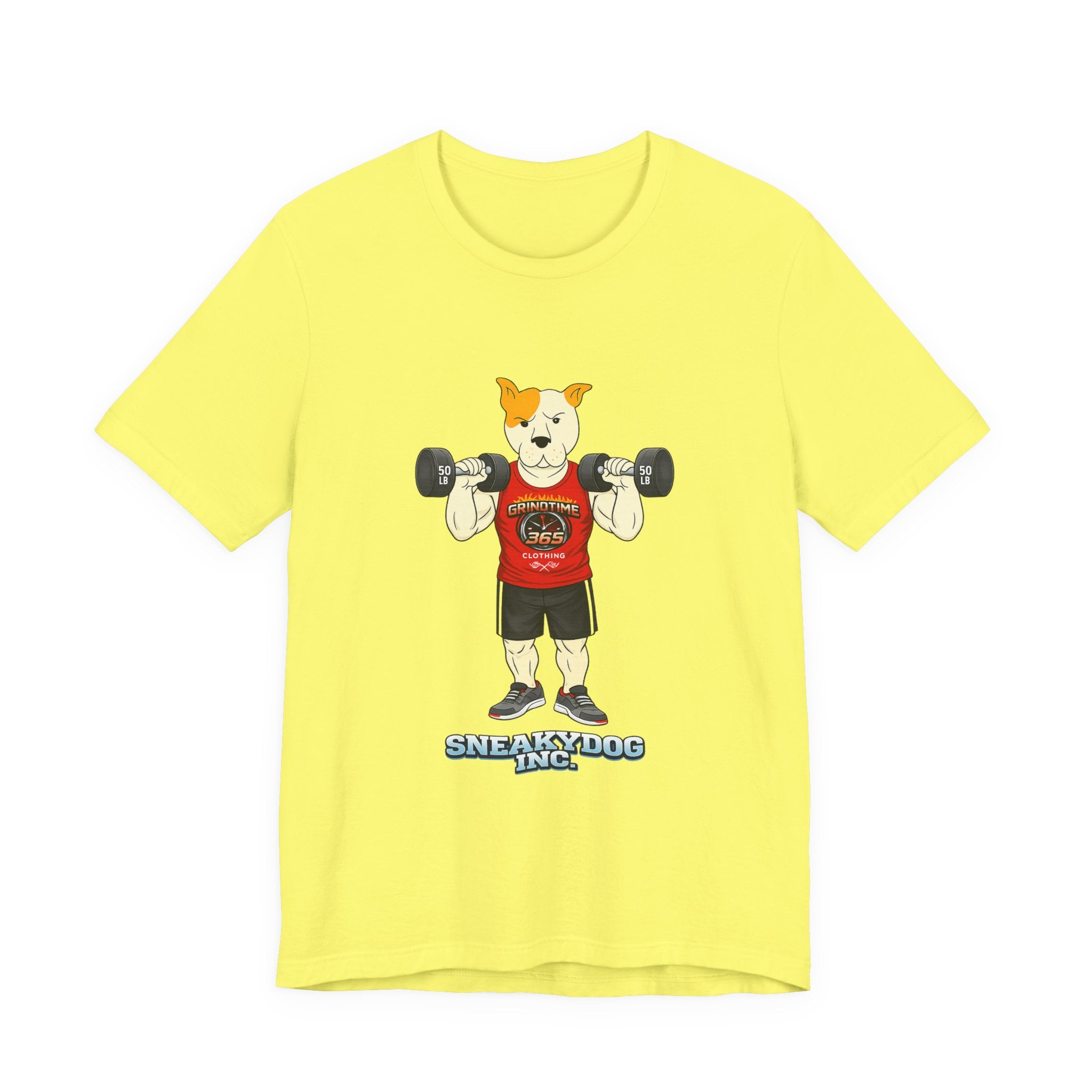 Sneakydog Inc. Workout Red GT365 Graphic — Vintage Short Sleeve T-Shirt