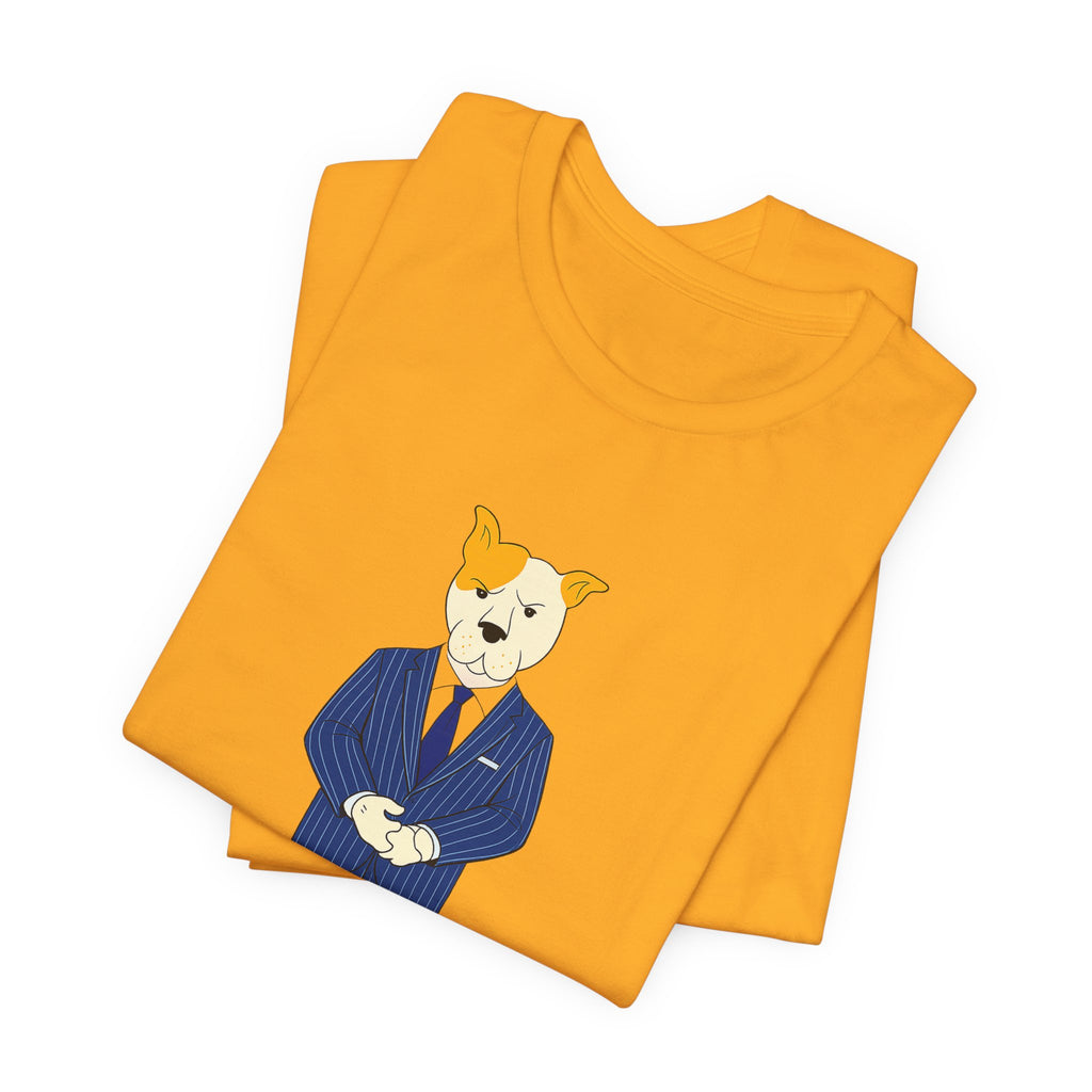 Sneakydog Inc. CEO Suit Graphic — Vintage Short Sleeve T-Shirt