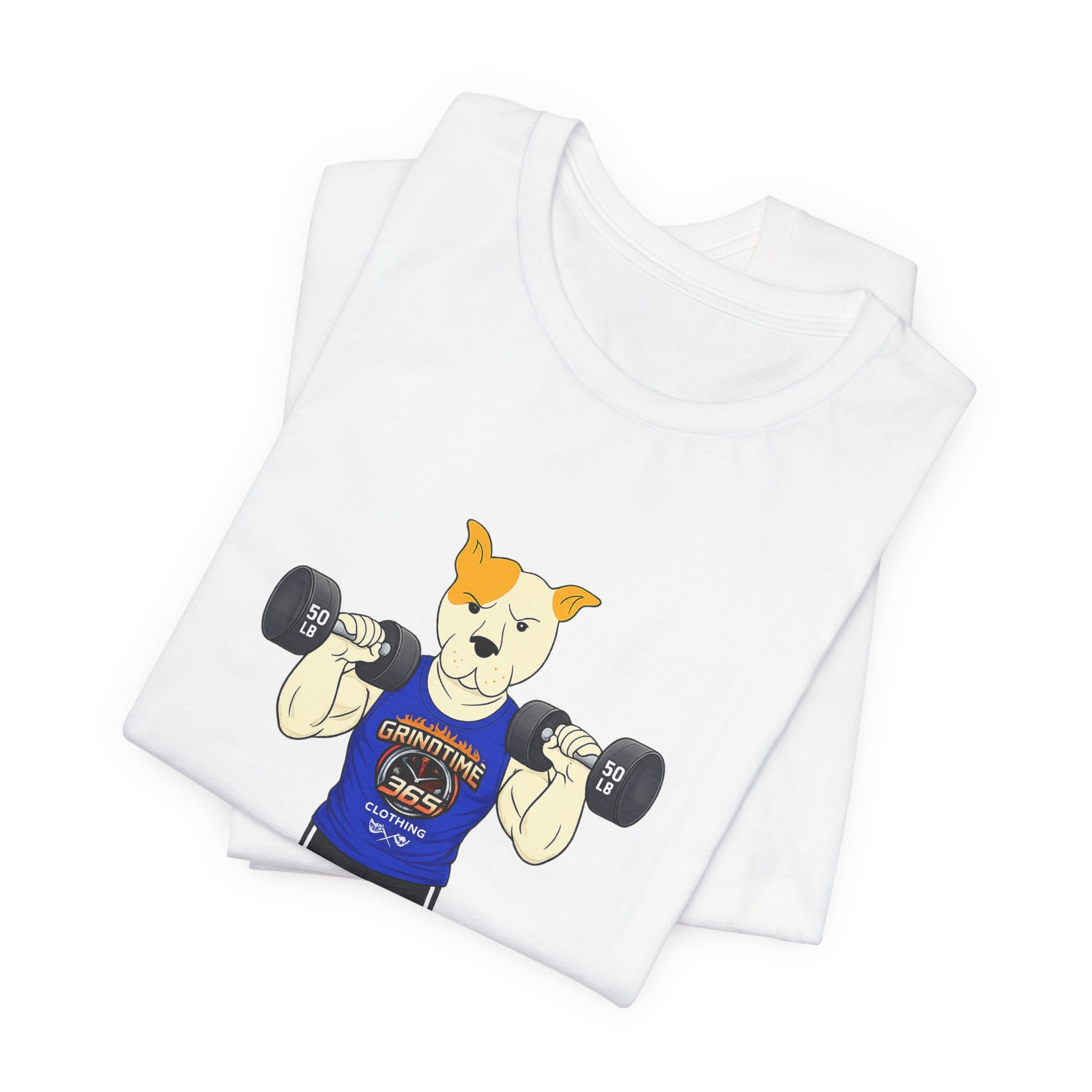 Sneakydog Inc. Workout Blue GT365 Graphic — Vintage Short Sleeve T-Shirt