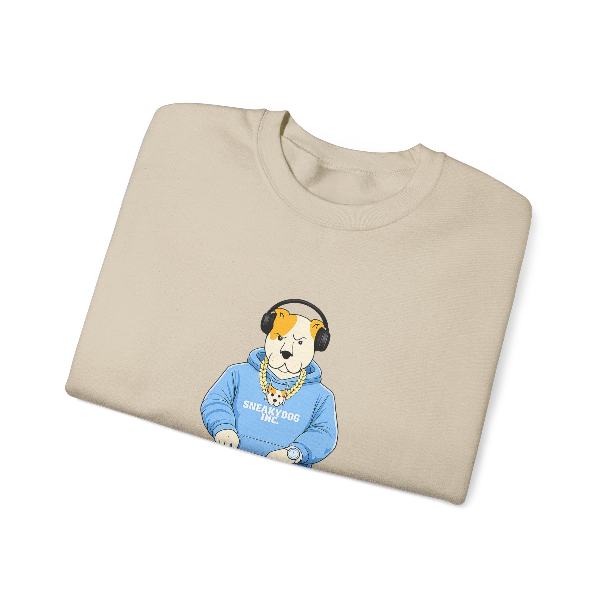 Sneakydog Inc. DJ Graphic Crewneck Sweatshirt – Vintage Graphic