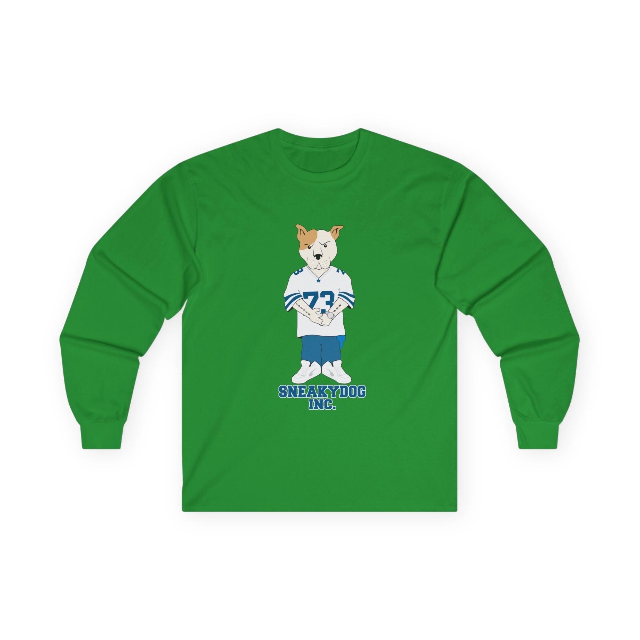 Sneakydog Inc. Football Jersey Graphic - Long Sleeve Tee