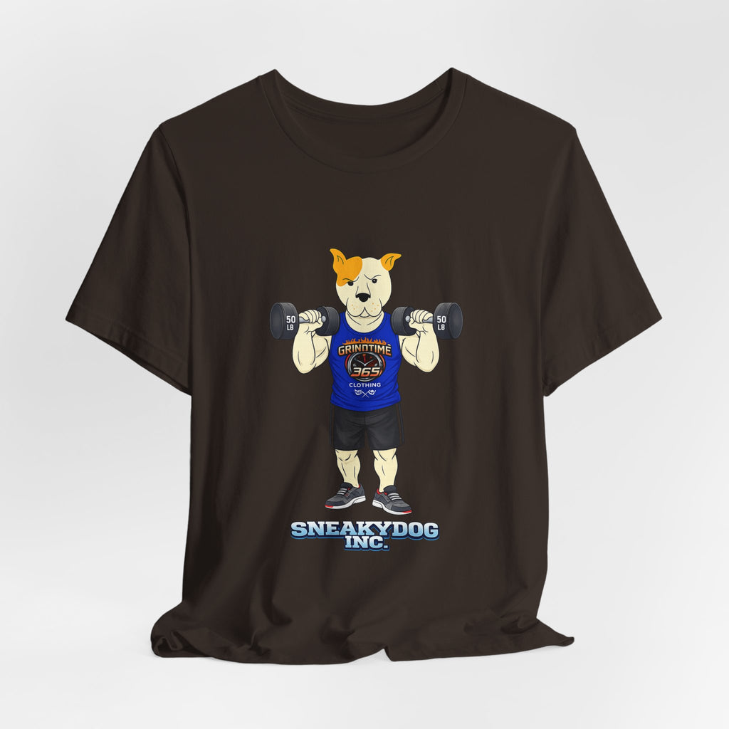 Sneakydog Inc. Workout Blue GT365 Graphic — Vintage Short Sleeve T-Shirt