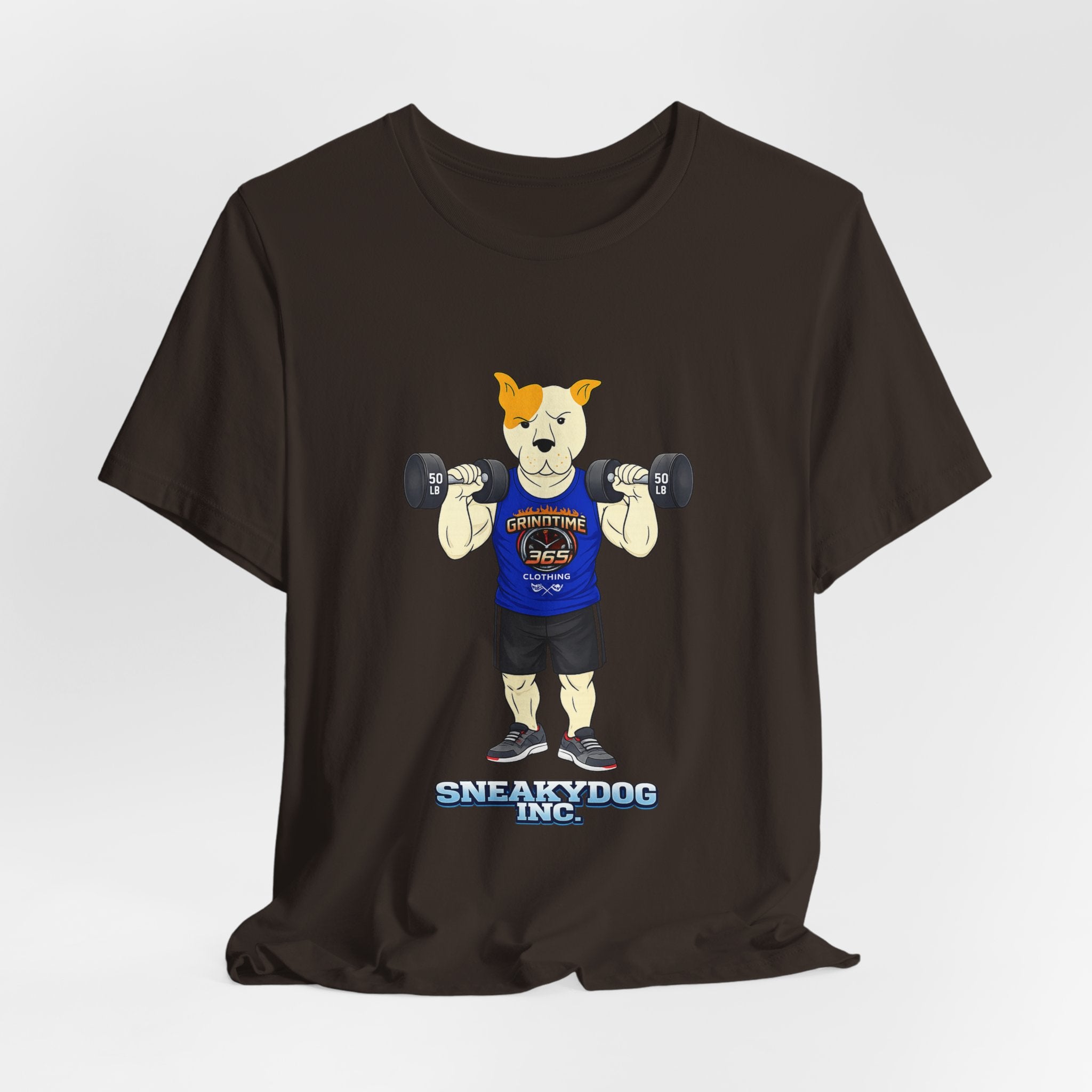 Sneakydog Inc. Workout Blue GT365 Graphic — Vintage Short Sleeve T-Shirt