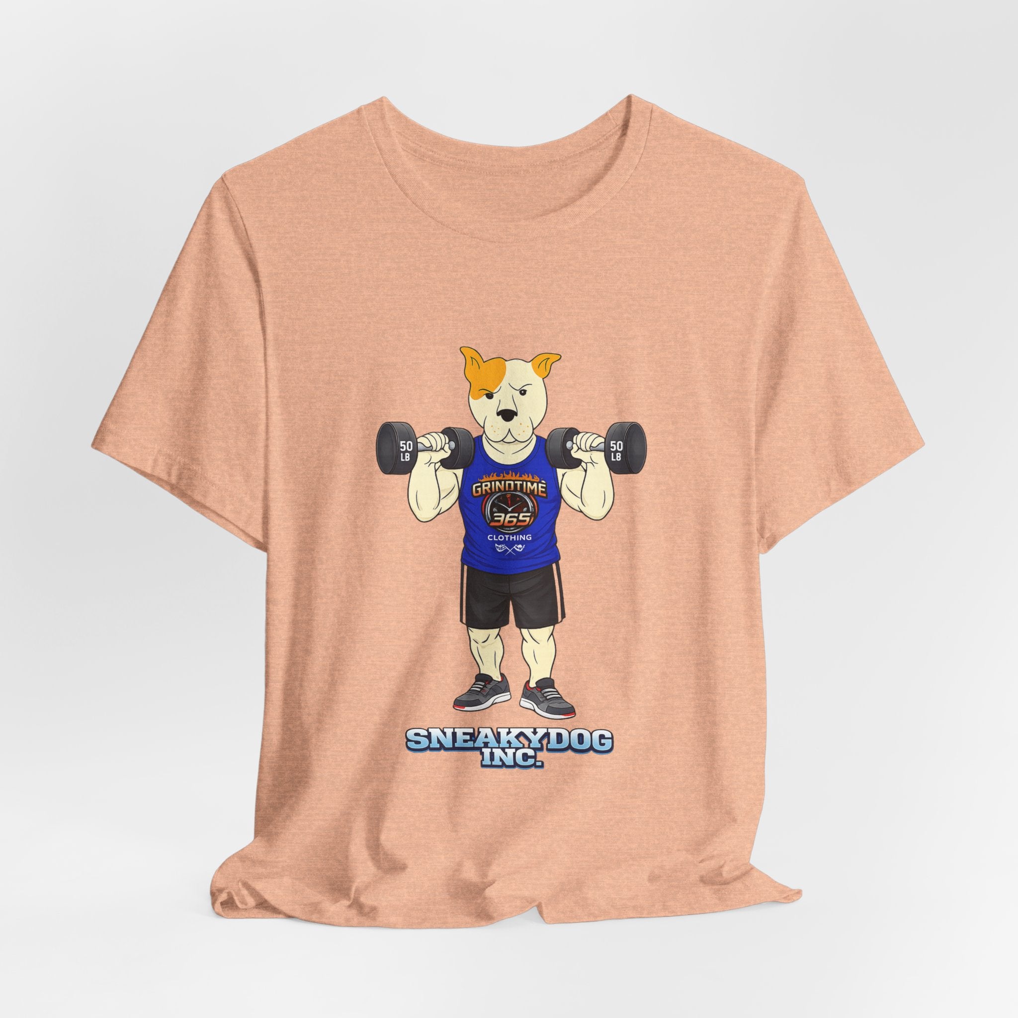Sneakydog Inc. Workout Blue GT365 Graphic — Vintage Short Sleeve T-Shirt