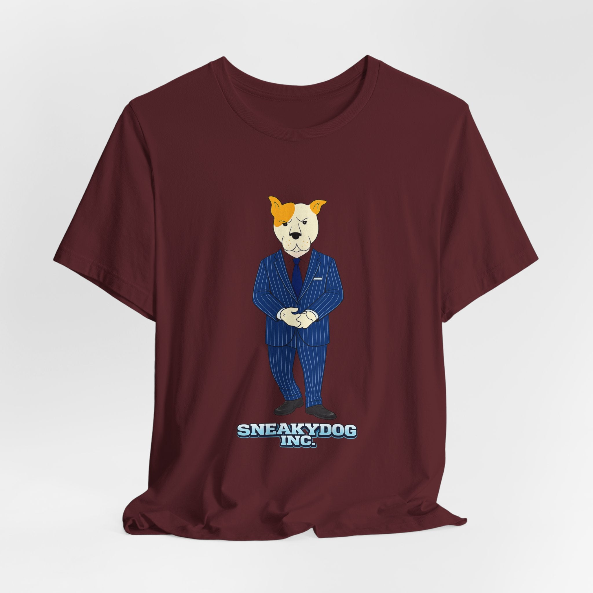 Sneakydog Inc. CEO Suit Graphic — Vintage Short Sleeve T-Shirt