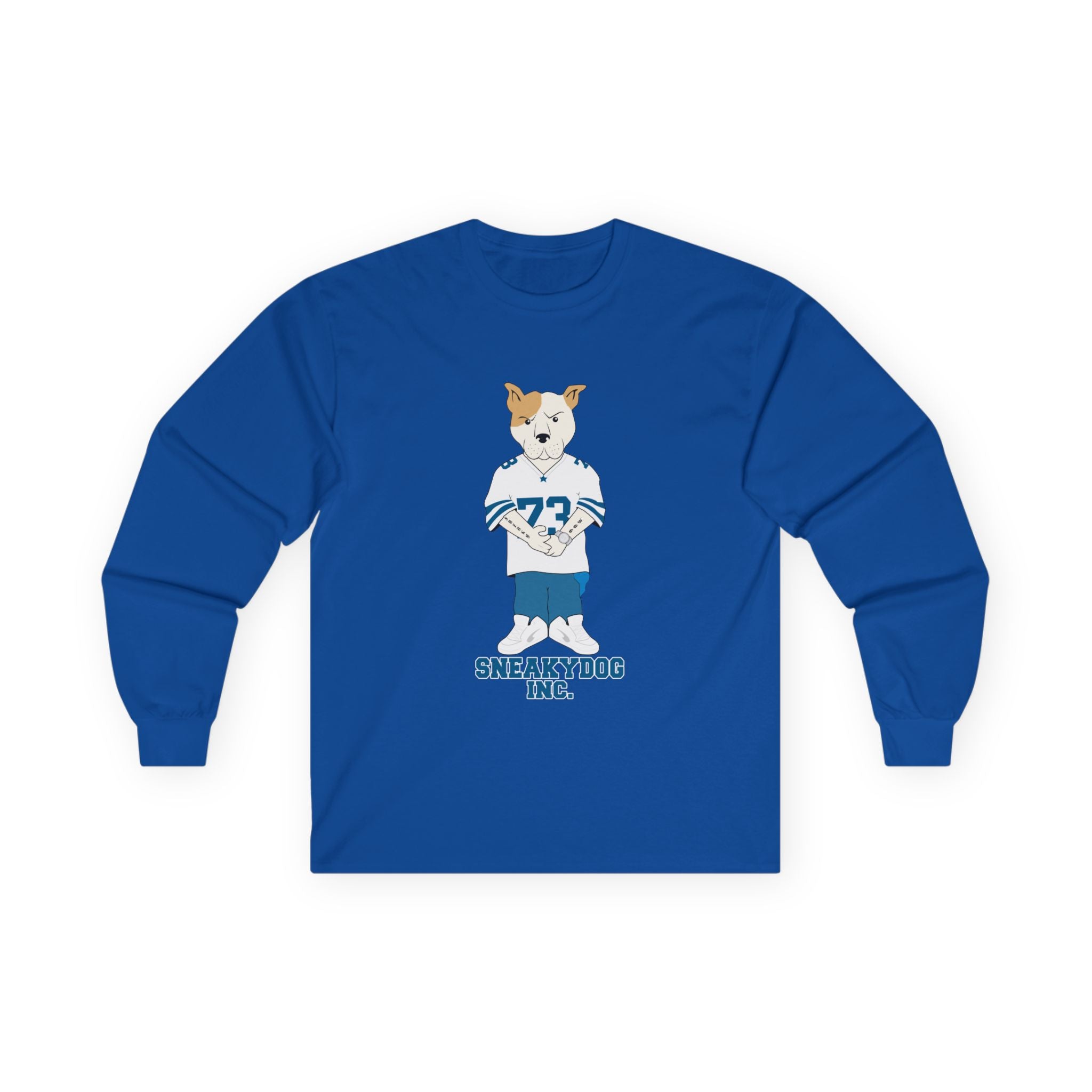 Sneakydog Inc. Football Jersey Graphic - Long Sleeve Tee