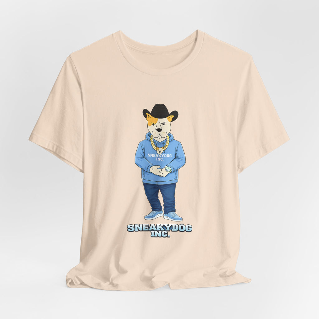 Sneakydog Inc. CB Cowboy Graphic — Vintage Short Sleeve T-Shirt