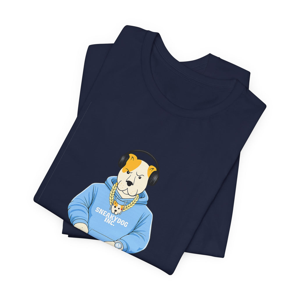 Sneakydog Inc. DJ Graphic — Vintage Short Sleeve T-Shirt