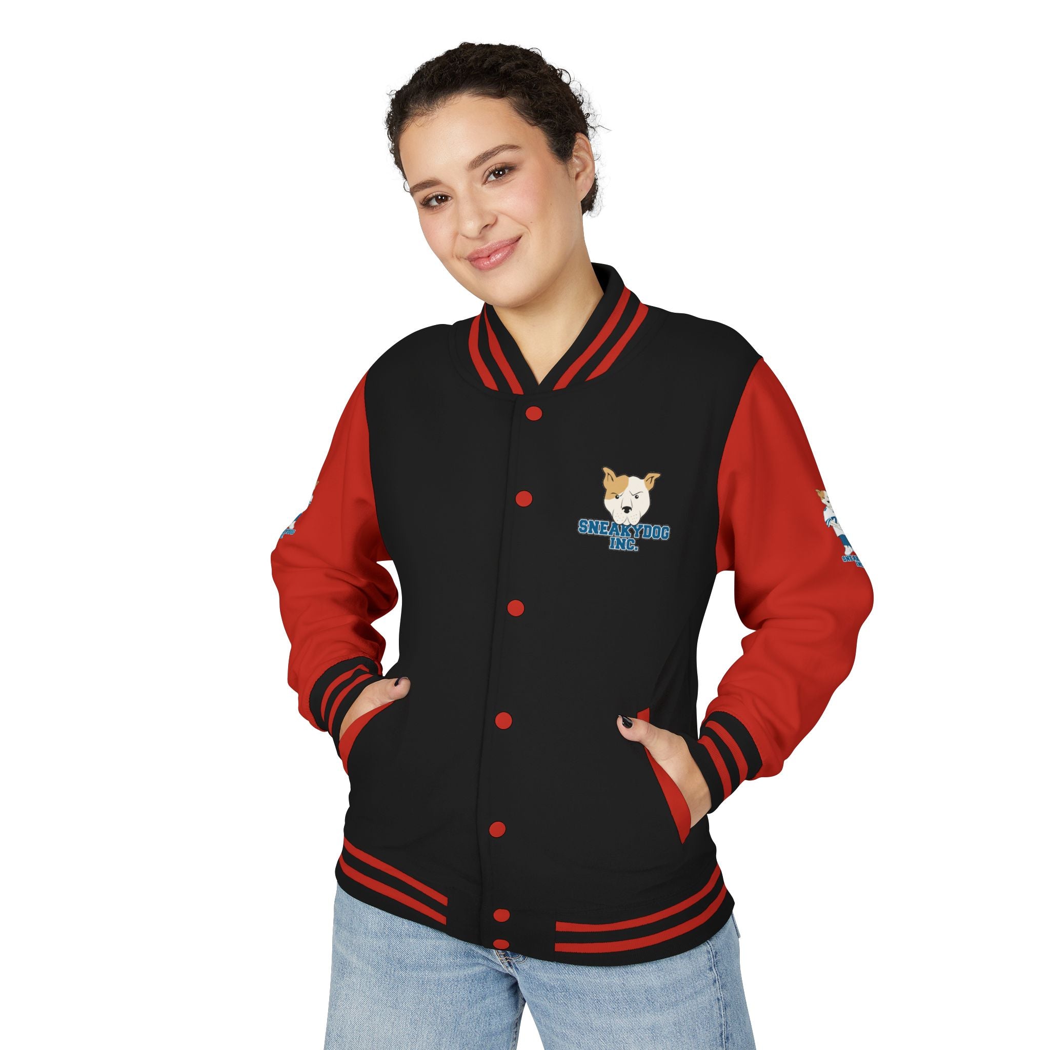 Sneakydog Inc. DJ Letterman Jacket —  Corgi Varsity Jacket