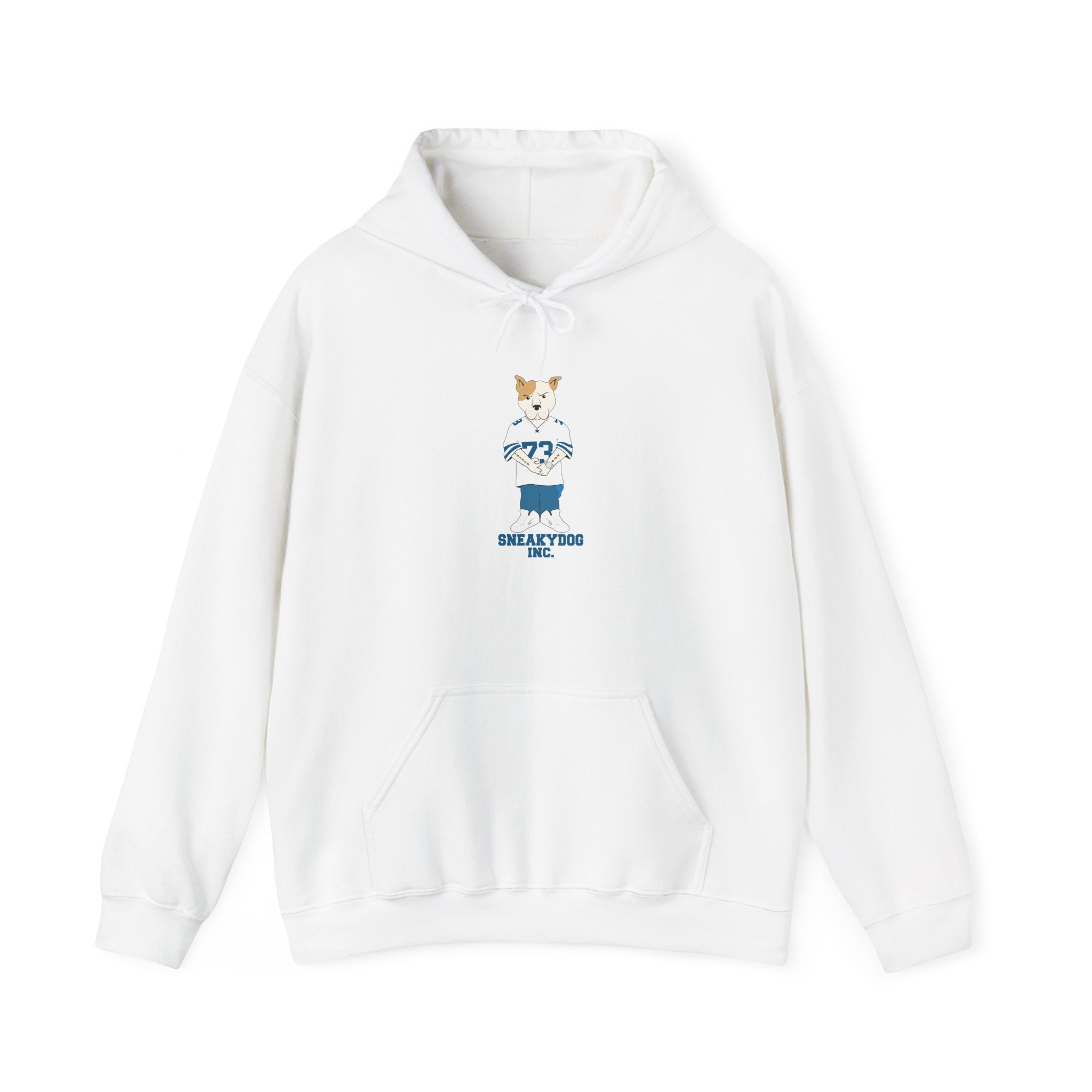 Sneakydog Inc. Football Jersey Graphic - Corgi Crew Hoodie