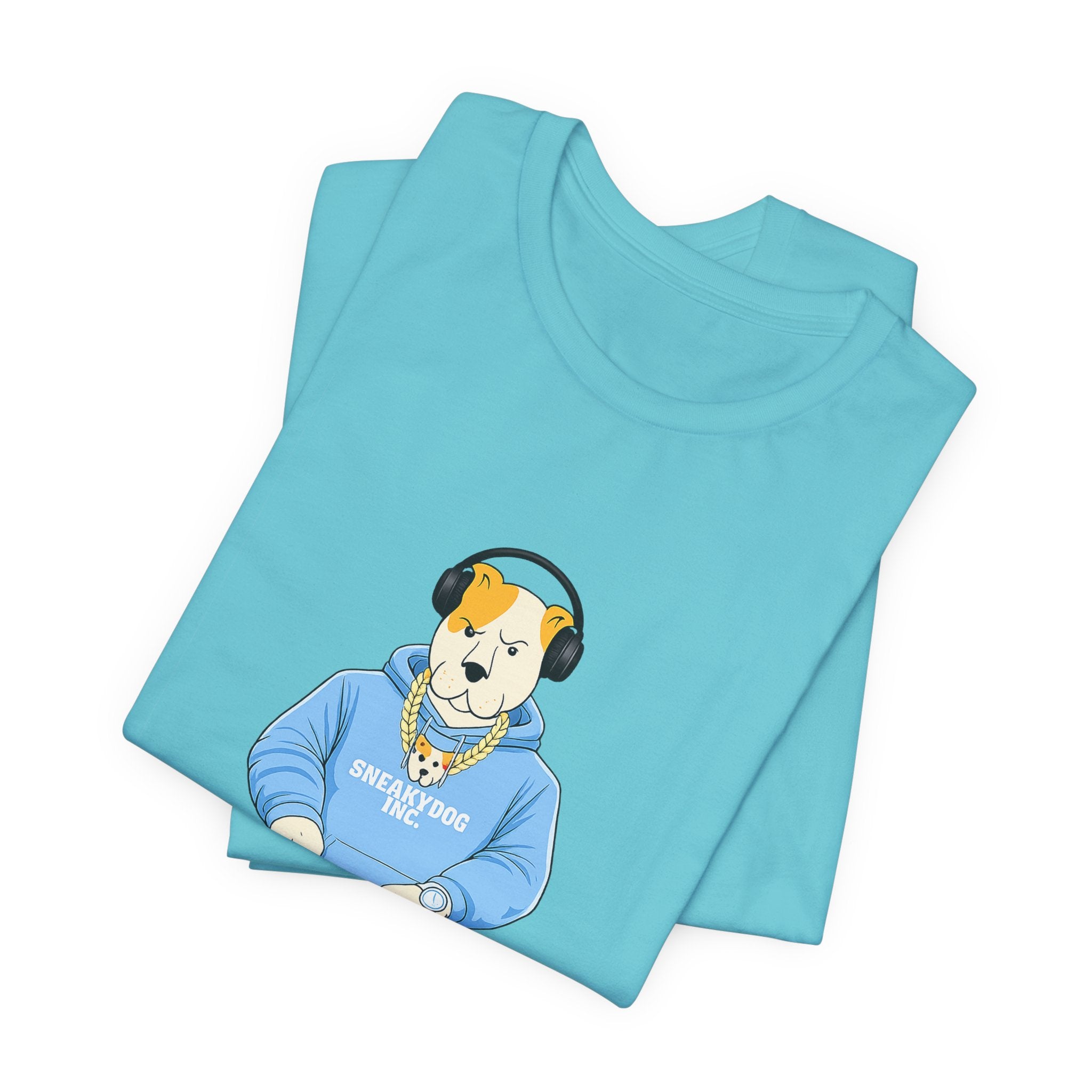 Sneakydog Inc. DJ Graphic — Vintage Short Sleeve T-Shirt