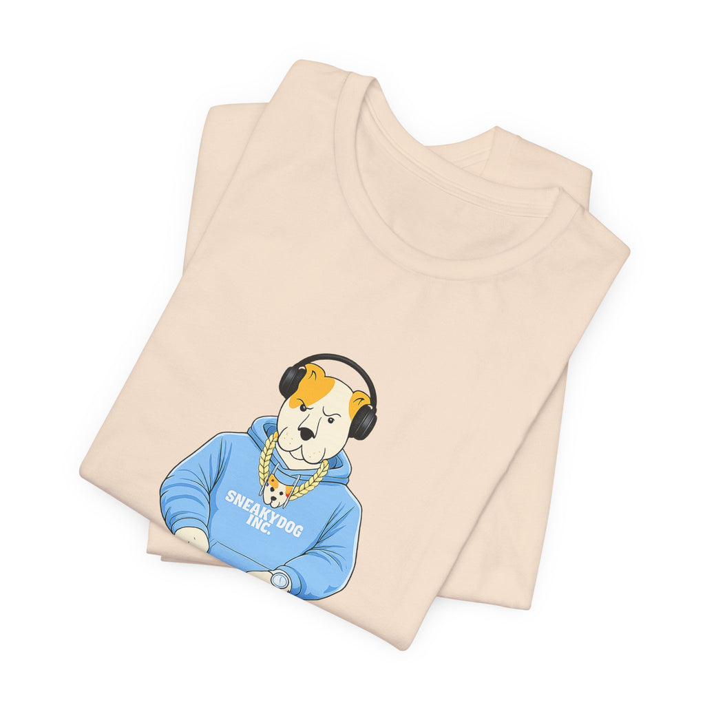 Sneakydog Inc. DJ Graphic — Vintage Short Sleeve T-Shirt