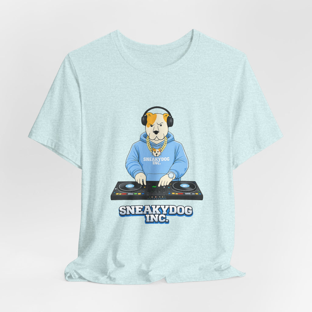 Sneakydog Inc. DJ Graphic — Vintage Short Sleeve T-Shirt