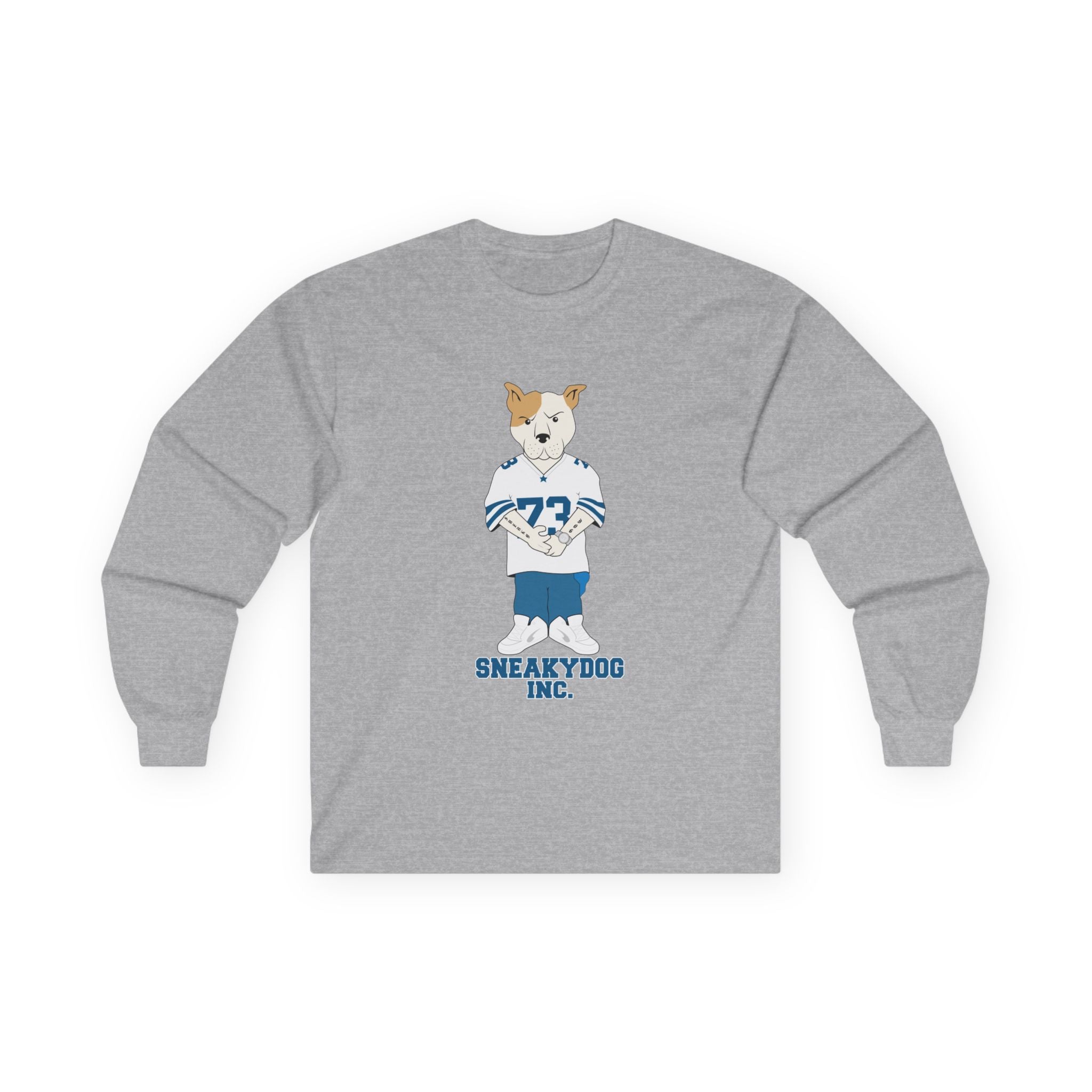 Sneakydog Inc. Football Jersey Graphic - Long Sleeve Tee