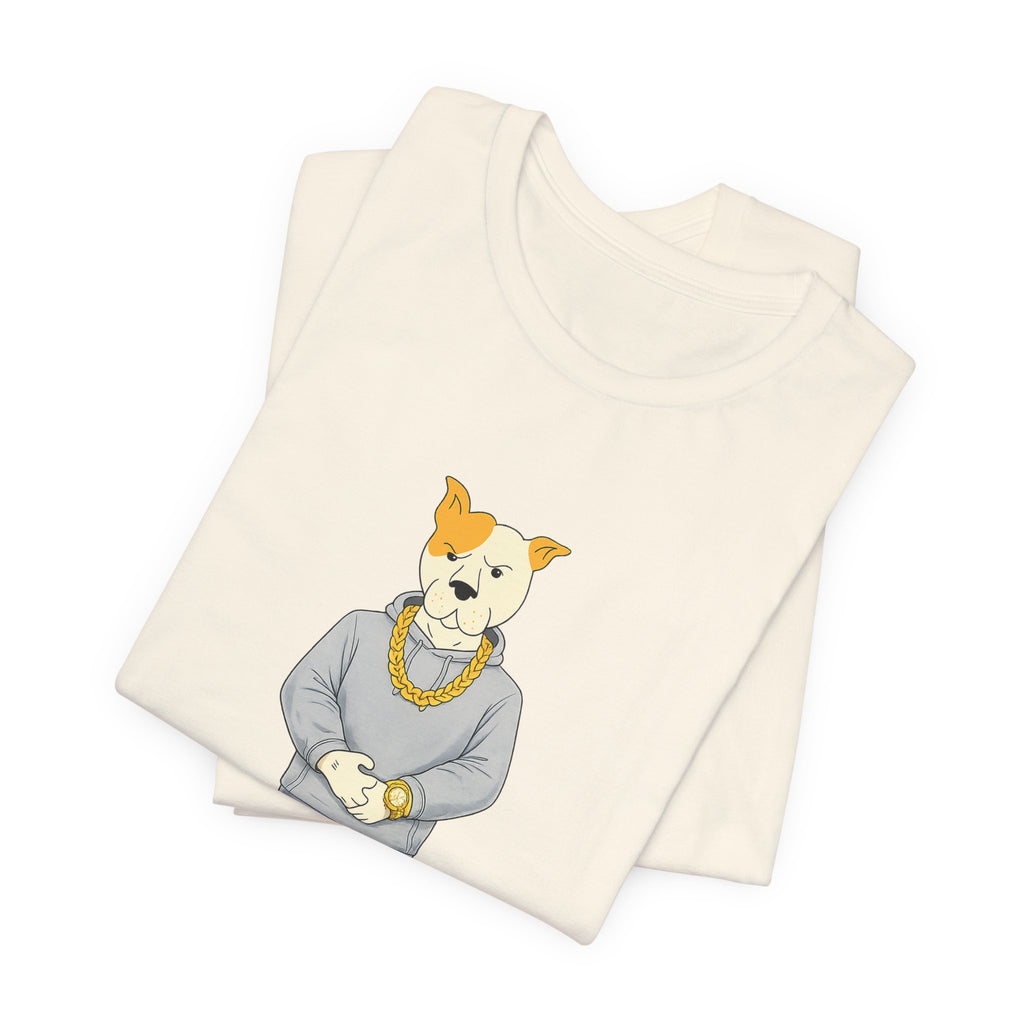 Sneakydog Inc. Grey Hoodie — Vintage Short Sleeve T-Shirt
