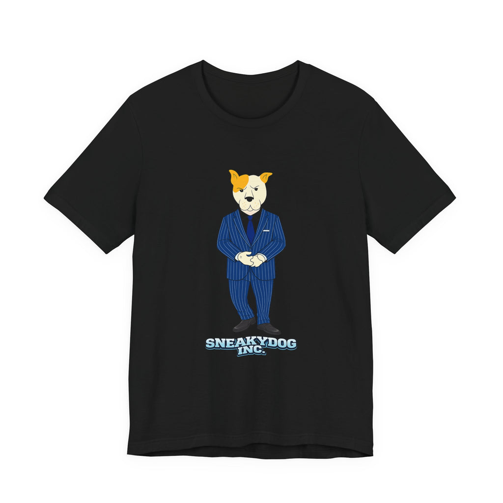 Sneakydog Inc. CEO Suit Graphic — Vintage Short Sleeve T-Shirt