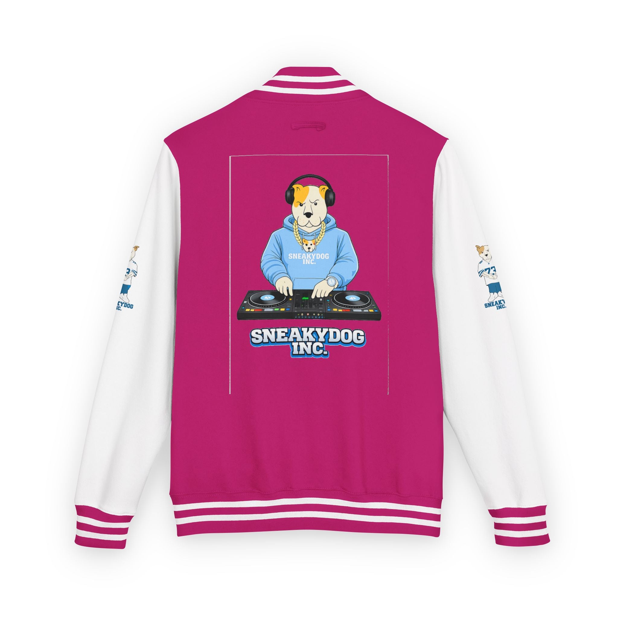 Sneakydog Inc. DJ Letterman Jacket —  Corgi Varsity Jacket