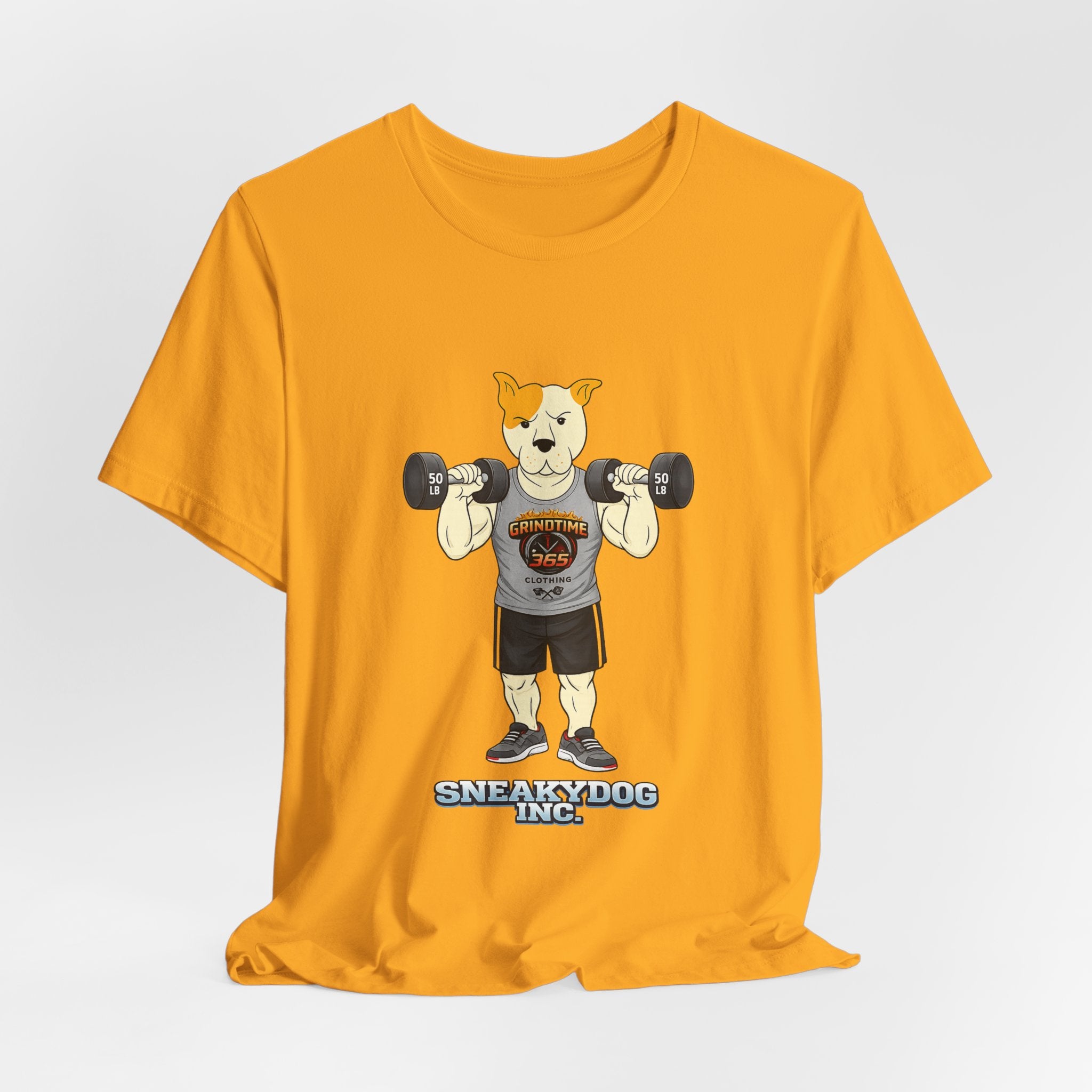 Sneakydog Inc. Workout Grey GT365 Graphic — Vintage Short Sleeve T-Shirt