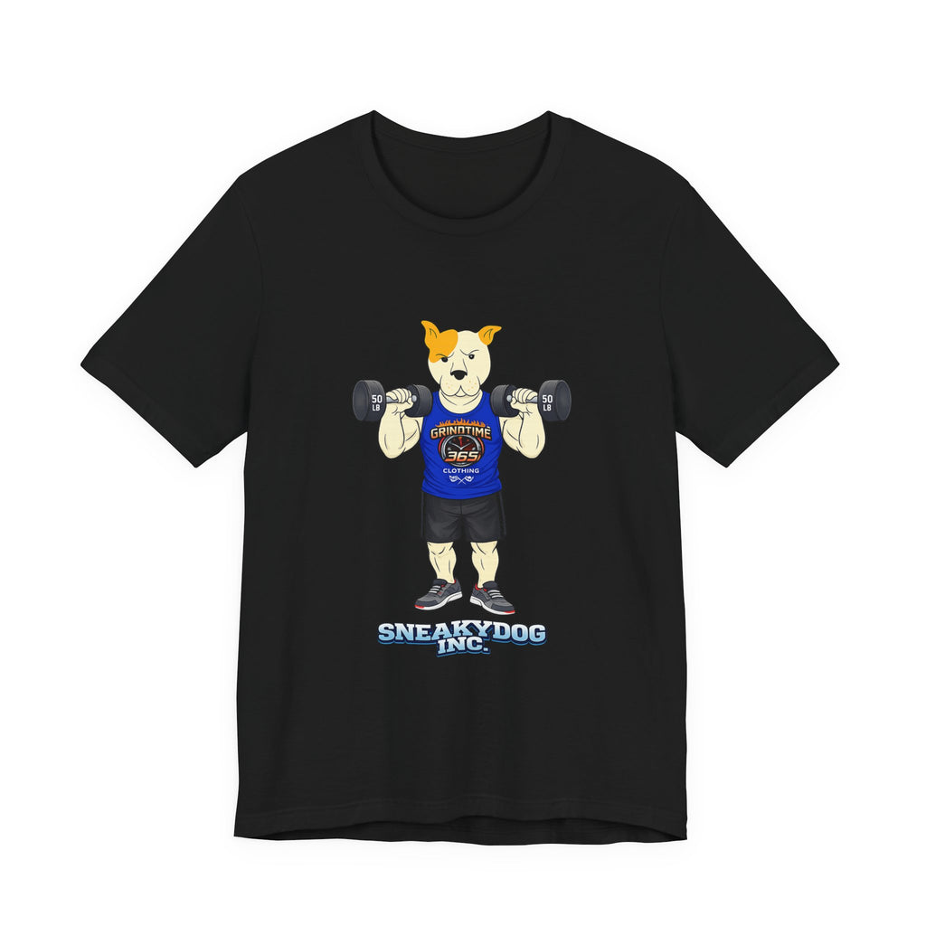 Sneakydog Inc. Workout Blue GT365 Graphic — Vintage Short Sleeve T-Shirt