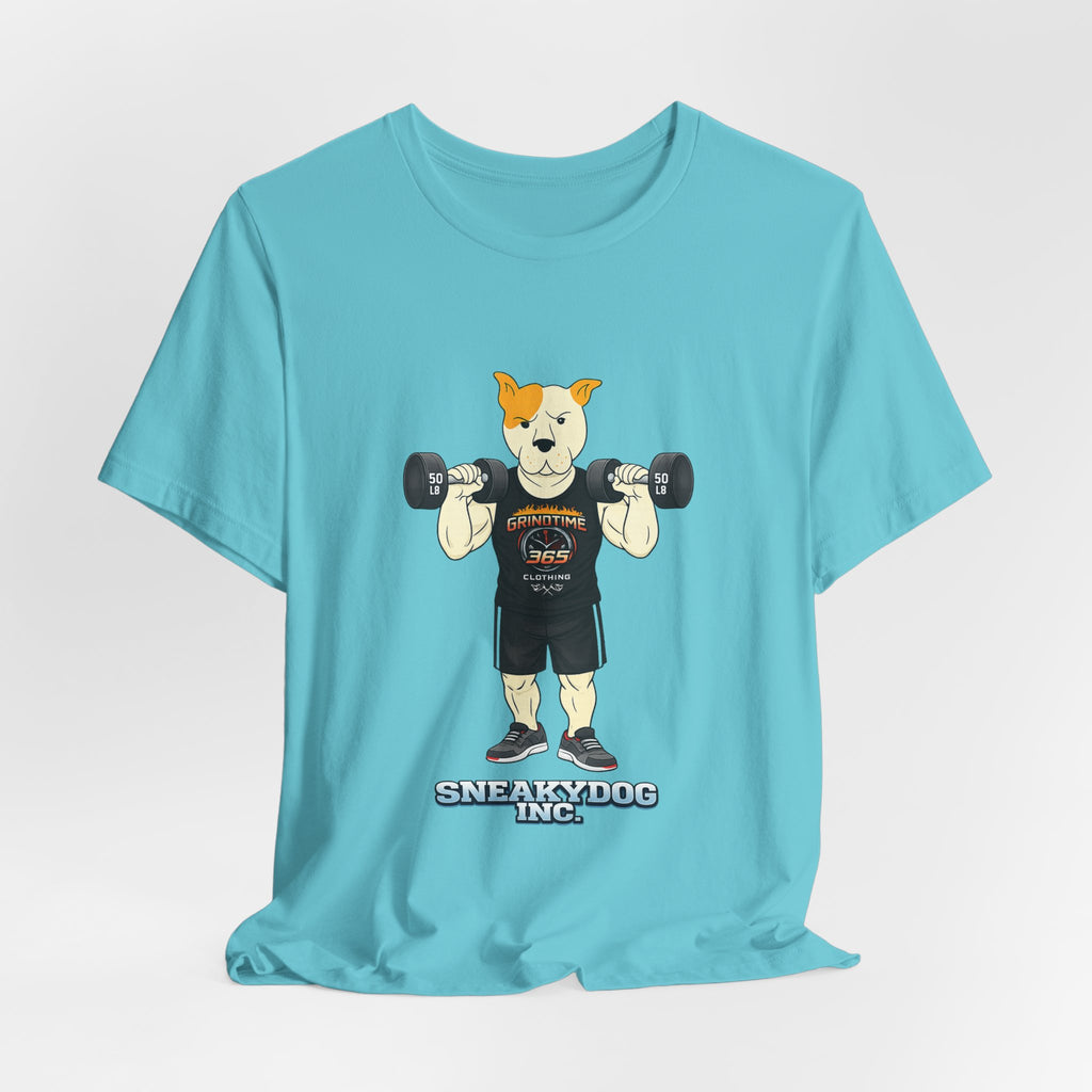 Sneakydog Inc. Workout Black GT365 Graphic — Vintage Short Sleeve T-Shirt