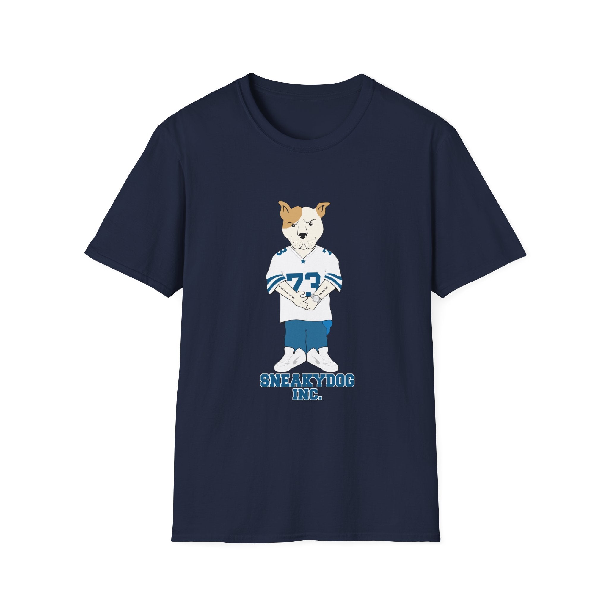 Sneakydog Inc. Football Jersey Graphic T Shirt