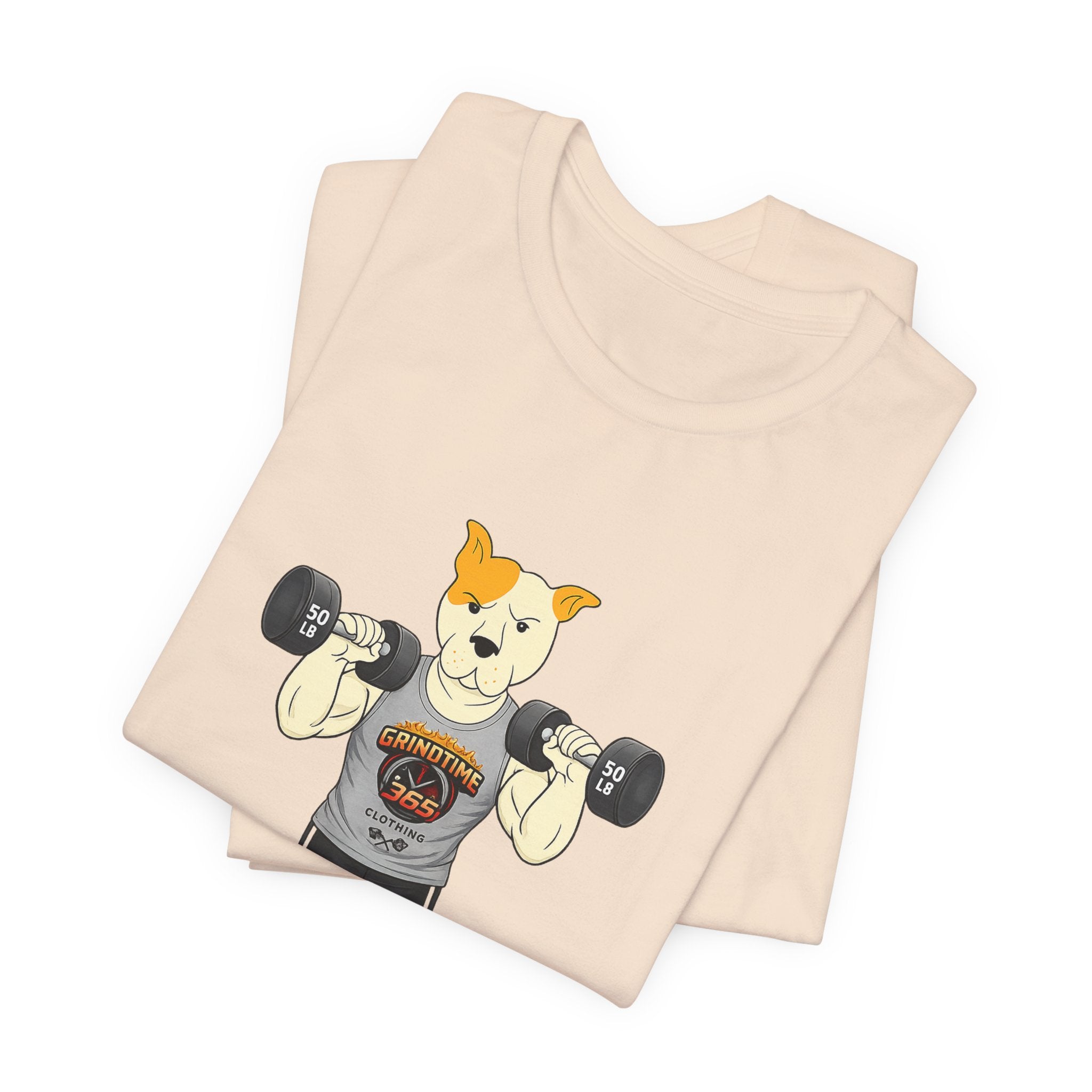 Sneakydog Inc. Workout Grey GT365 Graphic — Vintage Short Sleeve T-Shirt