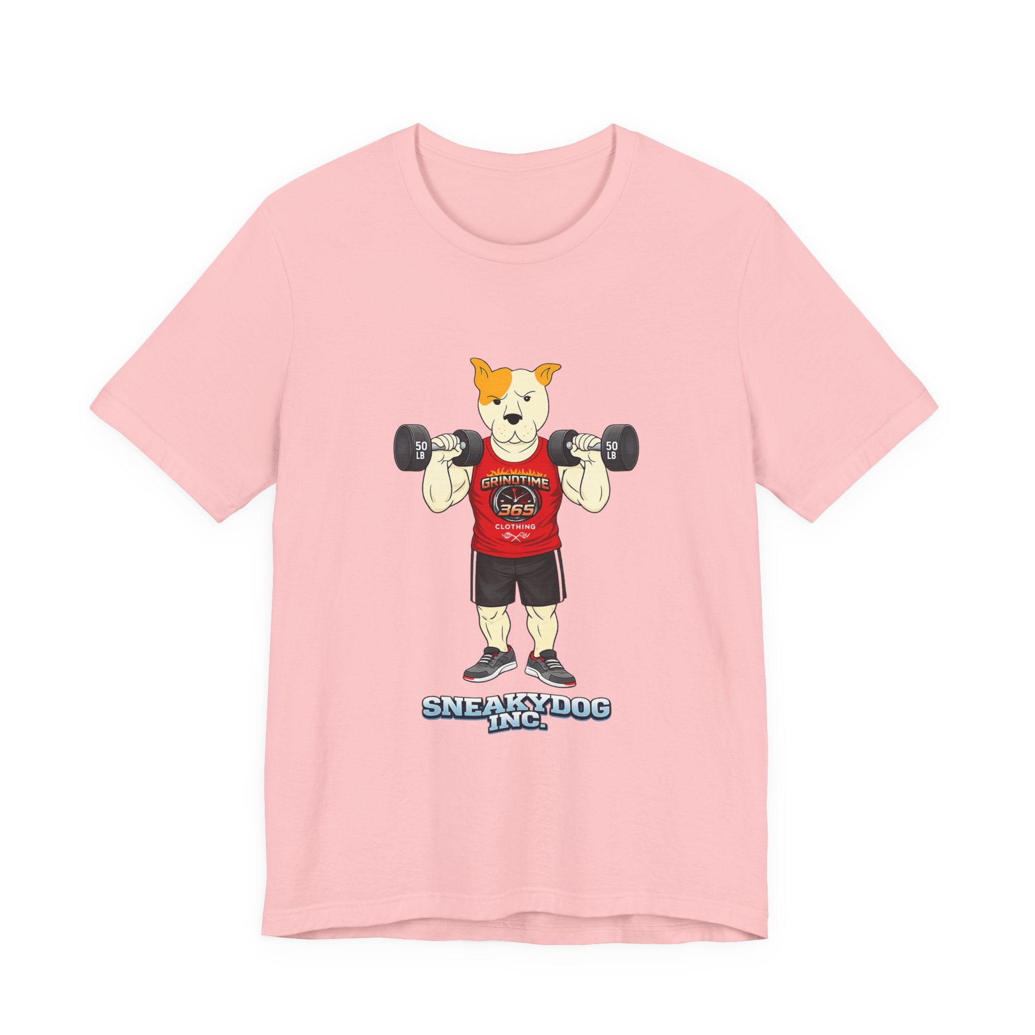 Sneakydog Inc. Workout Red GT365 Graphic — Vintage Short Sleeve T-Shirt