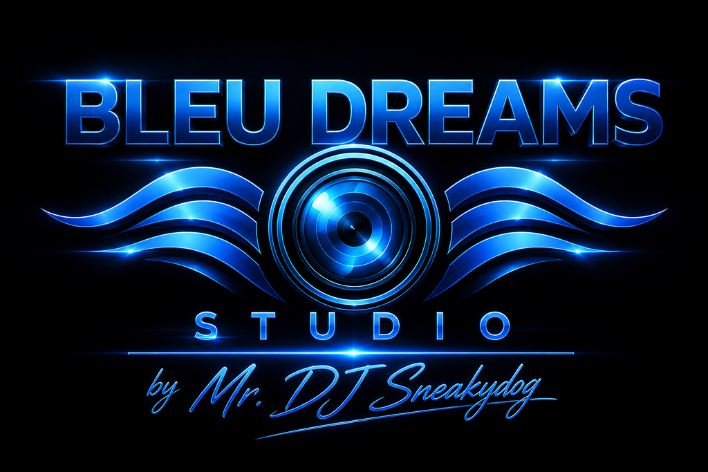 Bleu' Dreams Studio - by Mr. DJ Sneakydog Blue logo